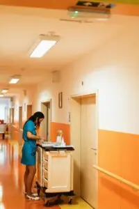 Nurse passing meds