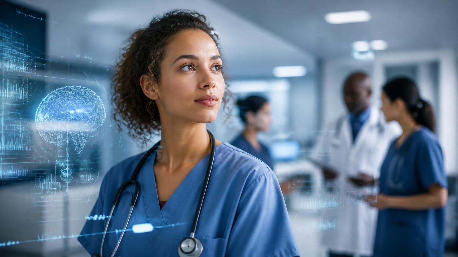 nurses working together